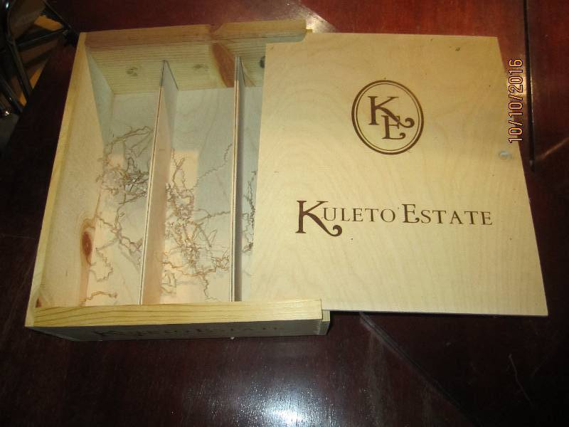 Wood wine box...