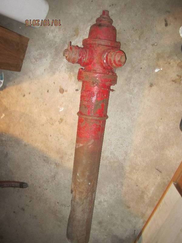 Real metal fire hydrant top, broke ...