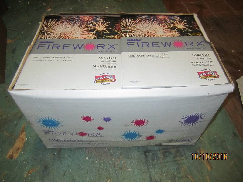 Case of 8.5 x 11 copy paper...