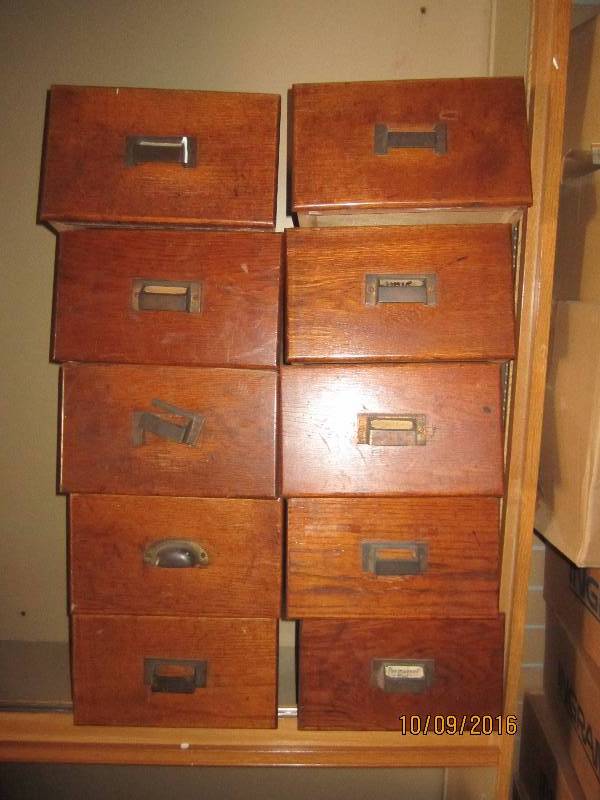 Antique drawers...