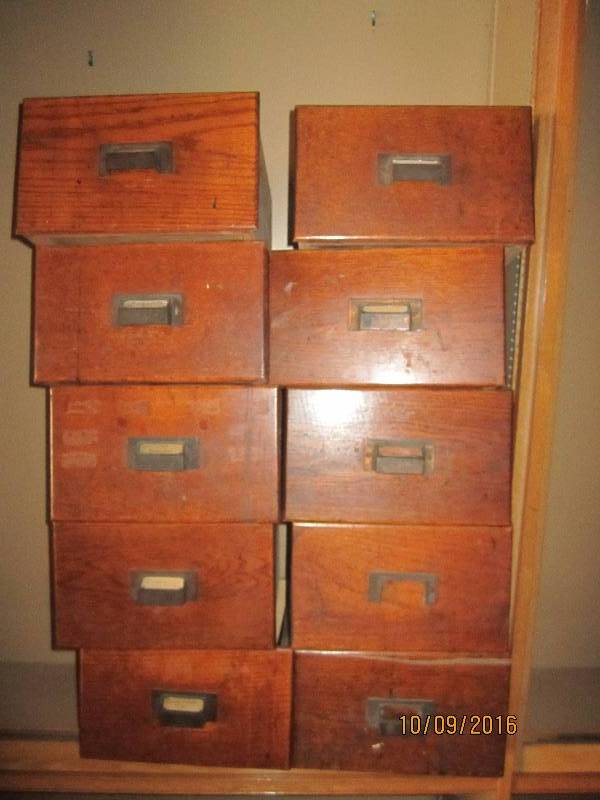 Antique drawers...