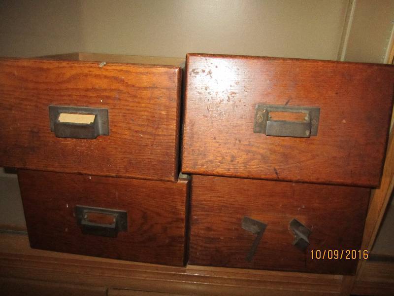 Antique drawers...
