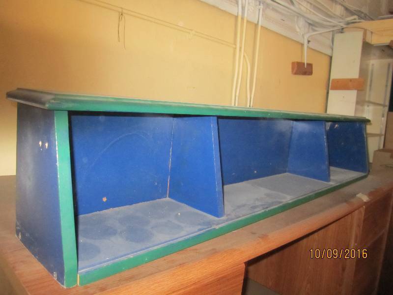Painted shelf or desk topper 56 wi...