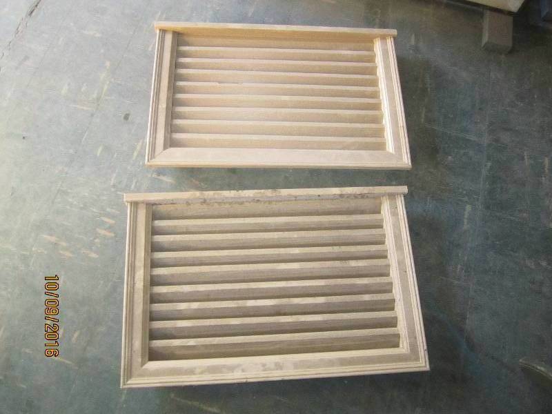 2 Vintage wood vent covers, 28 x 18...