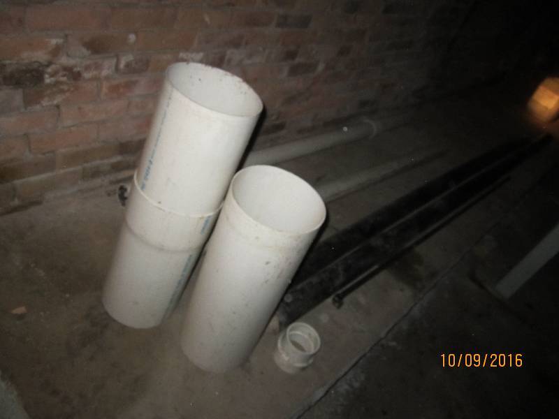 Lot of plastic and metal pipe...