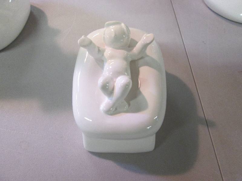 7pc White Ceramic Nativity Set -12 ...