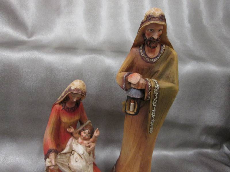 Resin Holy Family 2  pc - 12 inch...