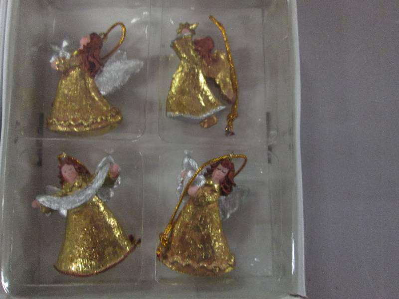 Lot of 4 4pc Angel 2 inch Ornament...