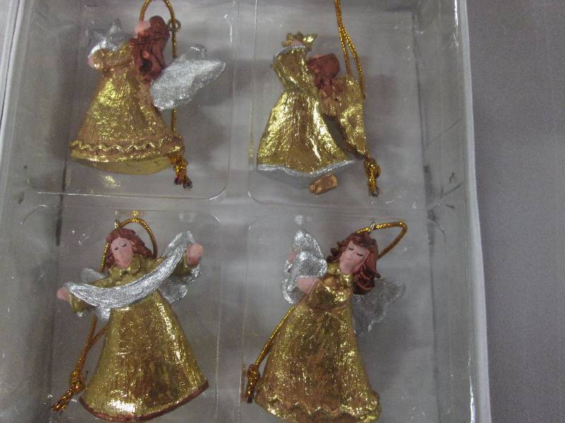 Lot of 4 4pc Angel 2 inch Ornament...