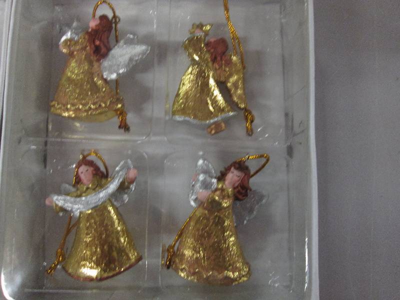Lot of 4 4pc Angel 2 inch Ornament...