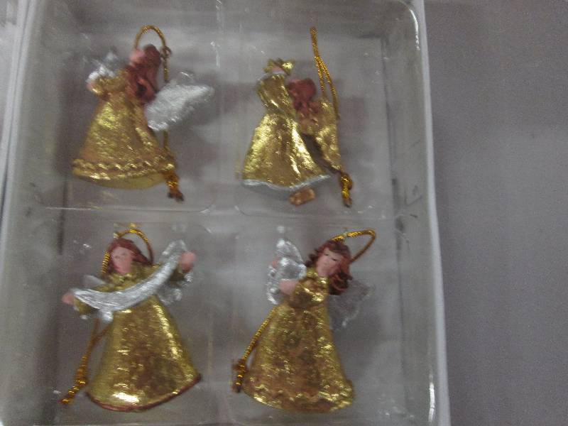 Lot of 4 4pc Angel 2 inch Ornament...