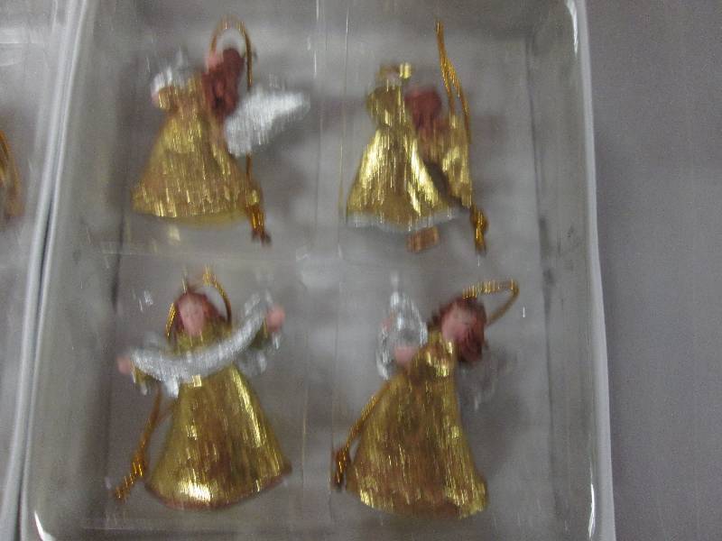 Lot of 4 4pc Angel 2 inch Ornament...