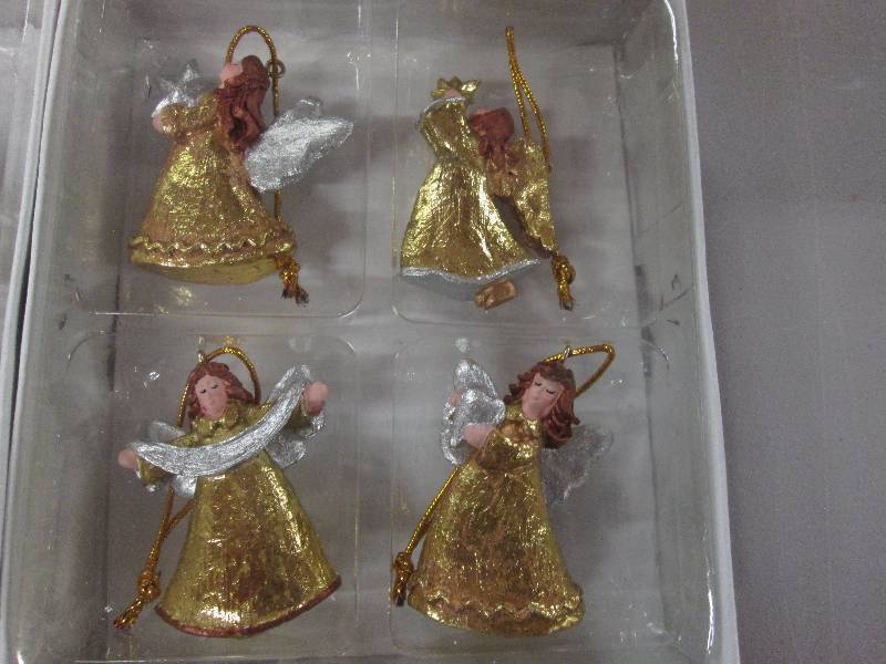 Lot of 4 4pc Angel 2 inch Ornament...