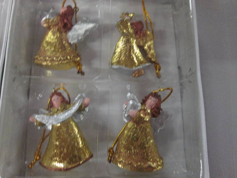Lot of 4 4pc Angel 2 inch Ornament...