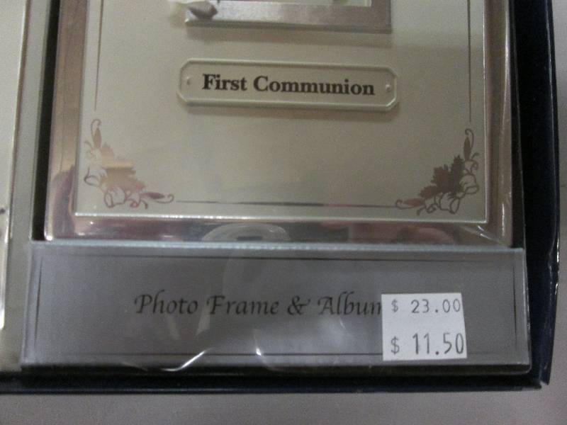 1st Communion Gift Set, photo album...