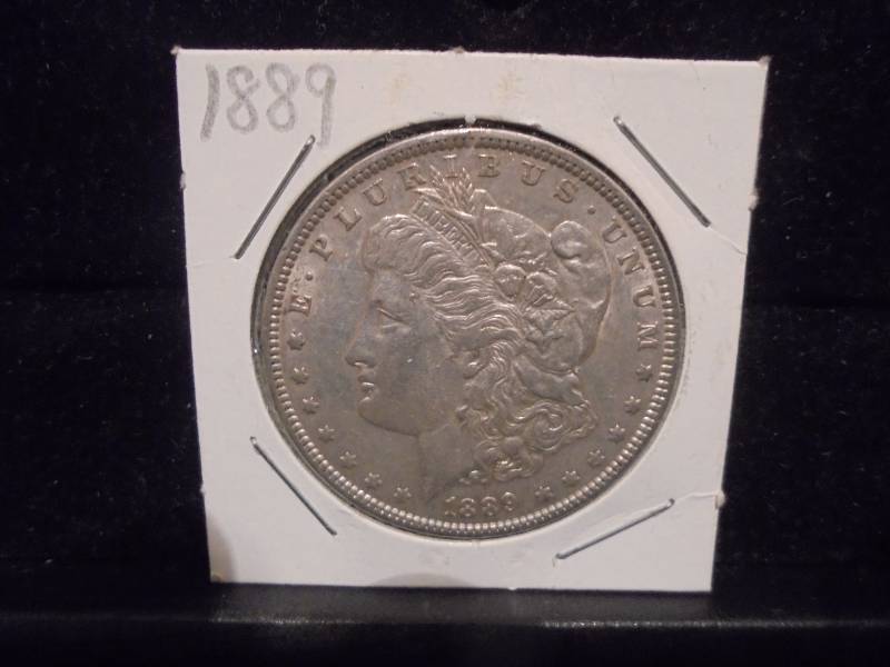 lot 5 image: 1889 Morgan Silver Dollar, 90% silver