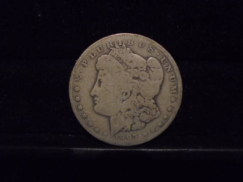 lot 10 image: 1897O Morgan Silver Dollar, 90% Silver