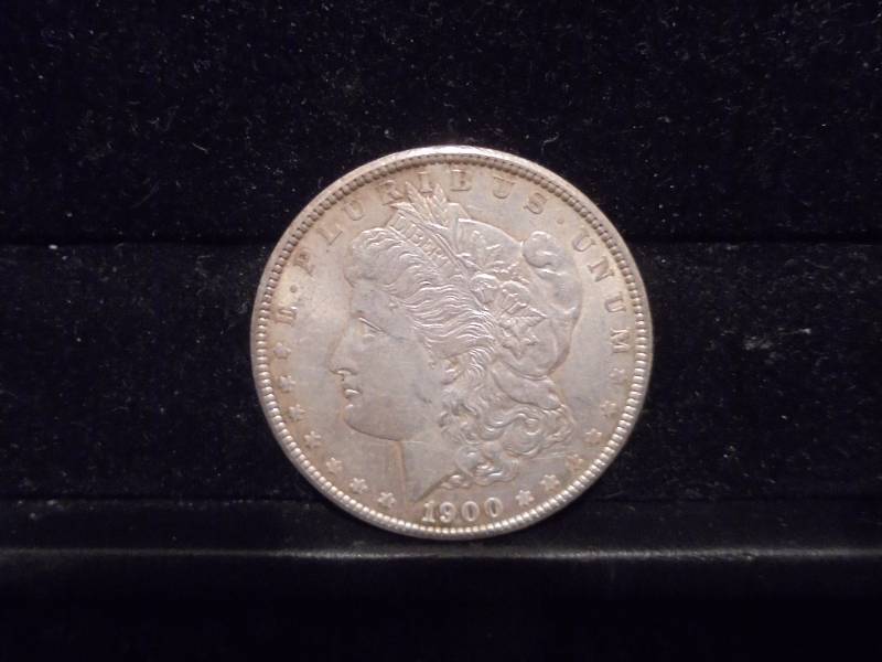 lot 12 image: 1900 Morgan Silver Dollar, 90% Silver