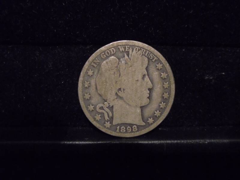 lot 27 image: 1898O Barber Half Dollar, 90% Silver