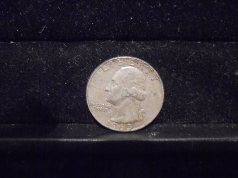 lot 34 image: 1963D Washington Quarter, 90% Silver