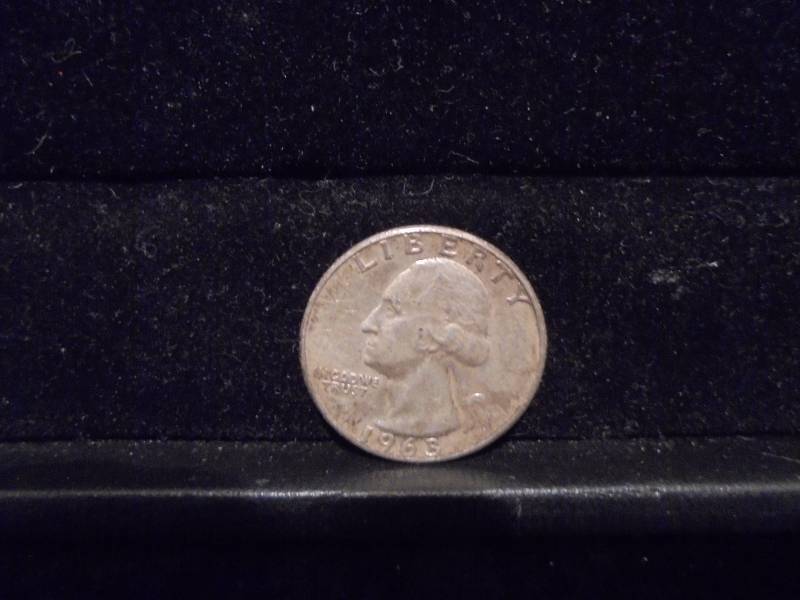lot 36 image: 1963 Washington Quarter, 90% Silver