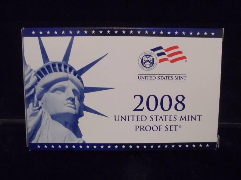 lot 54 image: 2008 US Mint  Proof set