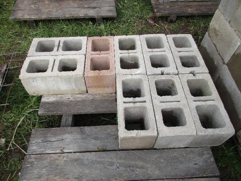 Pallet of blocks