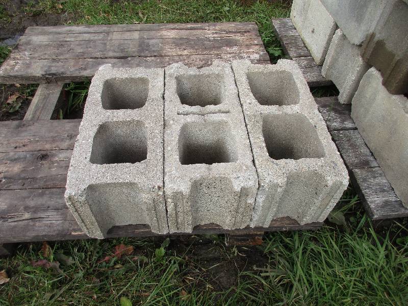 Pallet of blocks