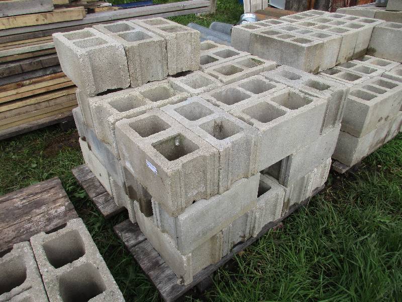 Pallet of blocks