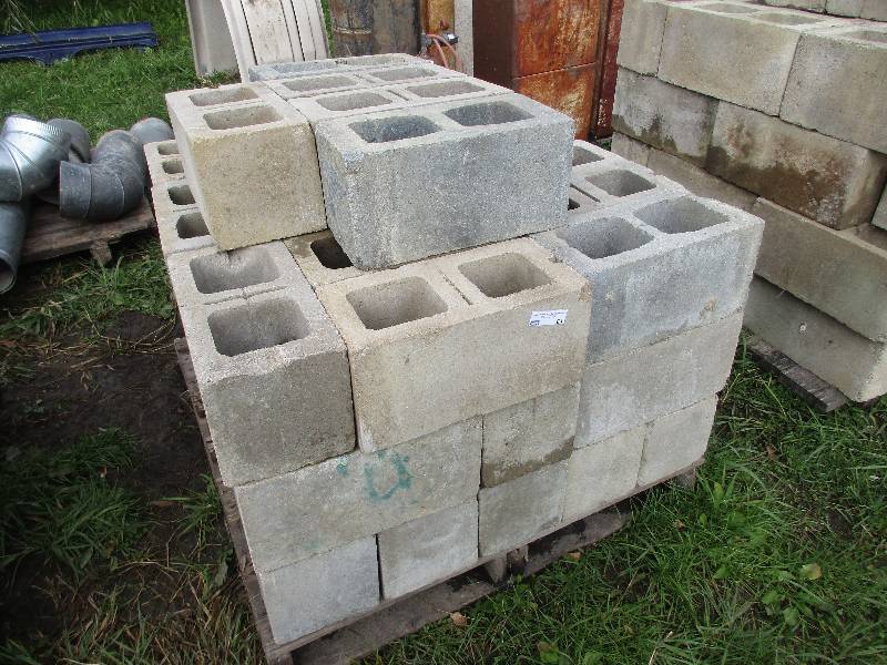 Pallet of blocks