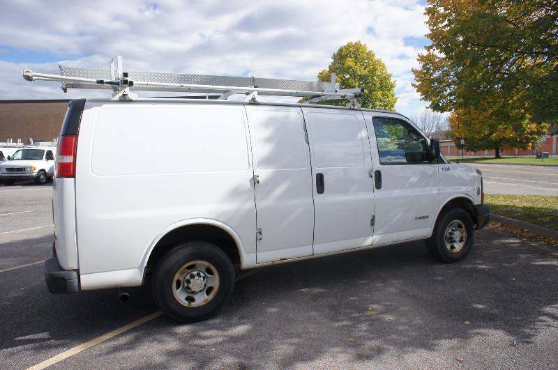 2006 CHEVY CG EXPRESS VAN 3500 - 4.8 LITER VORTEC - LADDER RACK ...