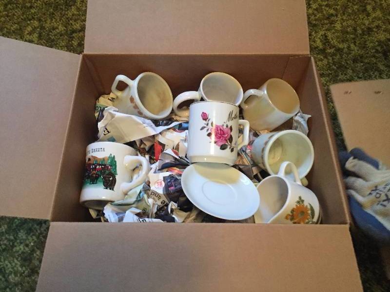 A LOT OF COFFEE CUPS