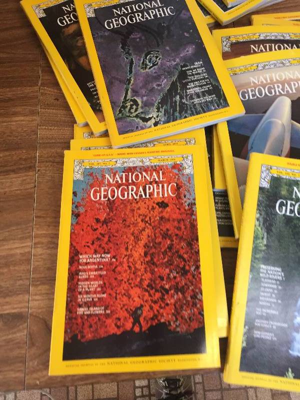 NATIONAL GEOGRAPHIC MAGAZINES  1975-1979