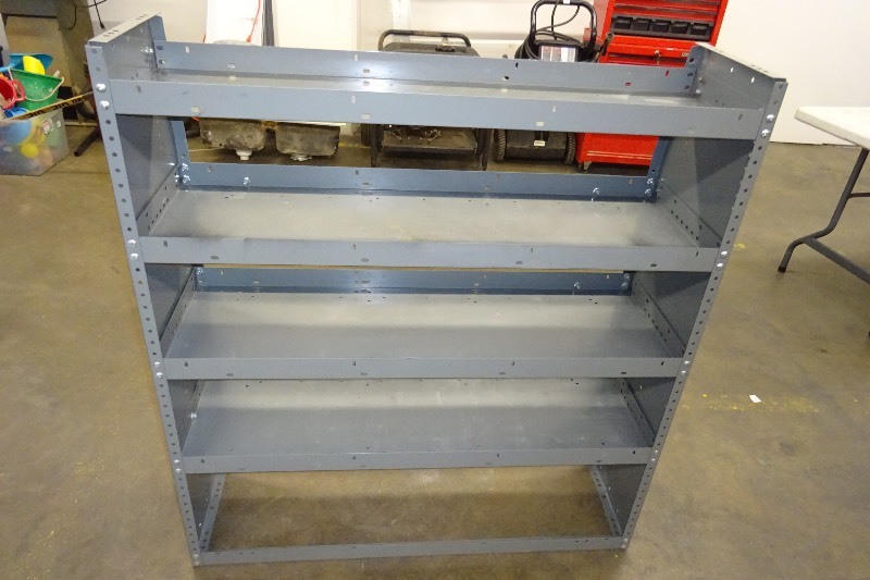 Metal Shelving from a 2013 Transit ford