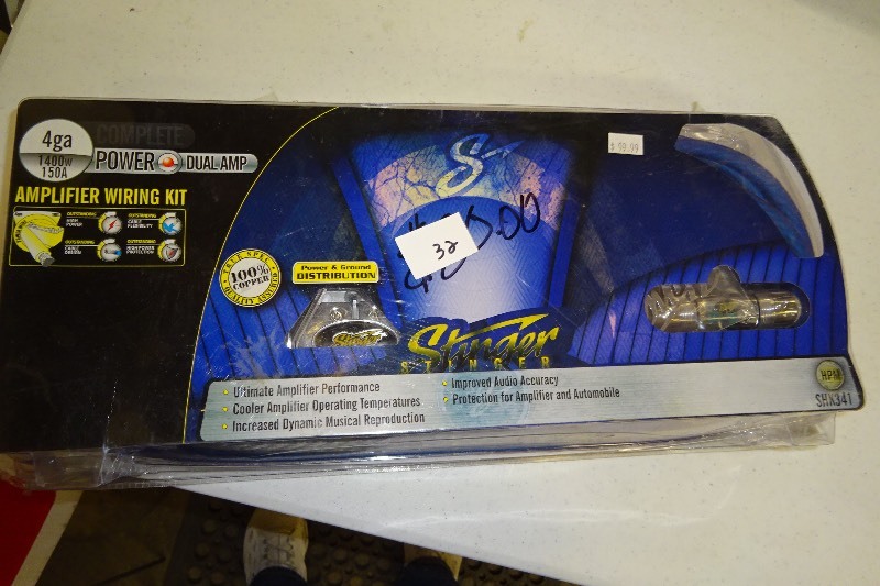 Power Dual amp amplifier wiring kit