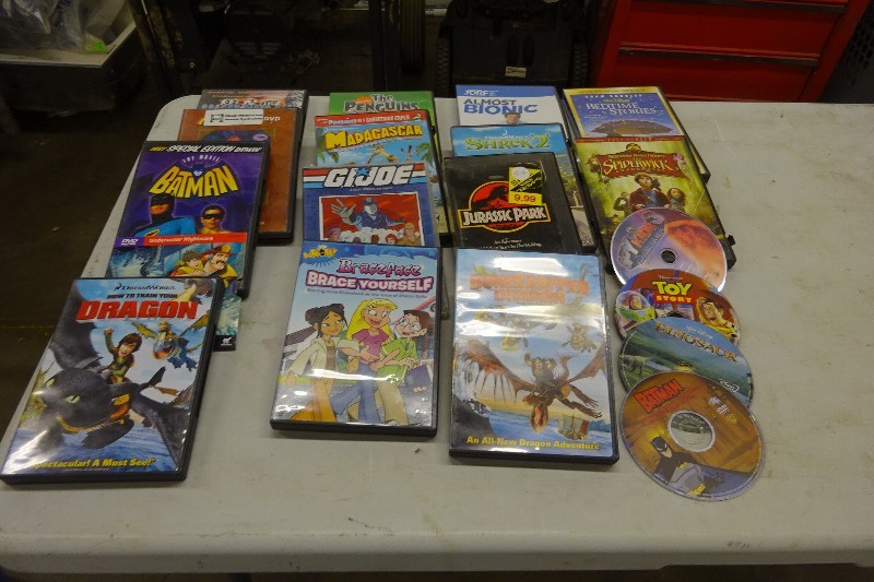 lot 21 image: Variety of DVDs