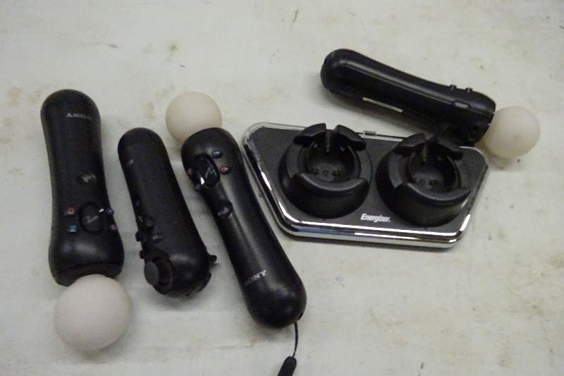lot 32 image: Sony Motion Controllers