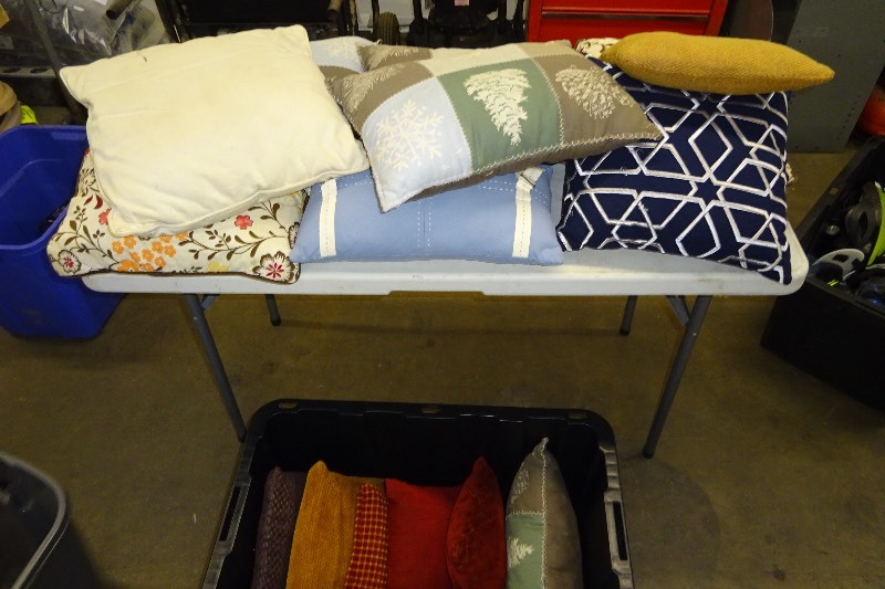 lot 43 image: Variety of pillows