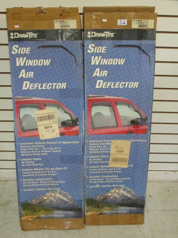 lot 52 image: Side Window Air Deflectors