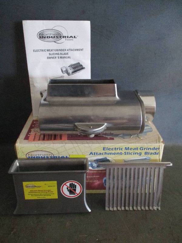 lot 79 image: Electric Meat Grinder AttachmentSlicing Blade