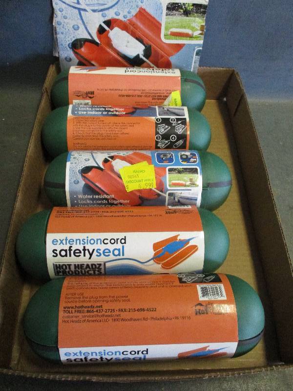 lot 117 image: Extension Cord Safety Seals