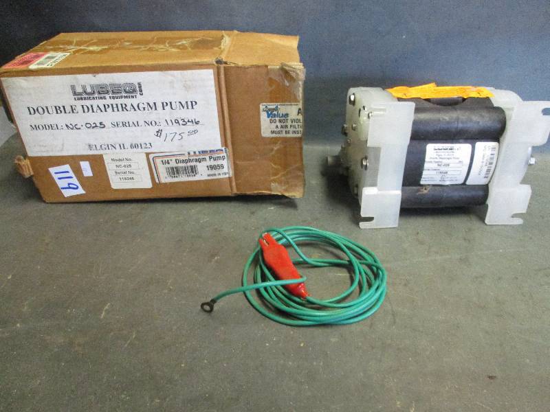 lot 119 image: Double Diaphragm pump