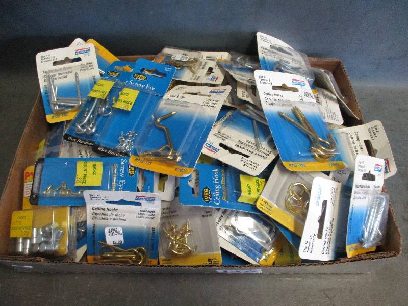 lot 126 image: Ceiling Hooks and More