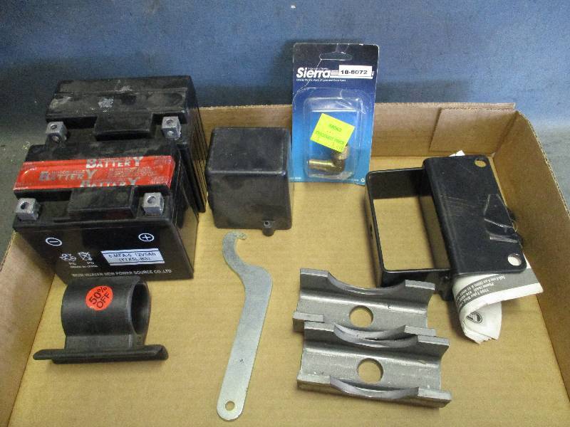lot 155 image: Motor Cycle Batteries and More