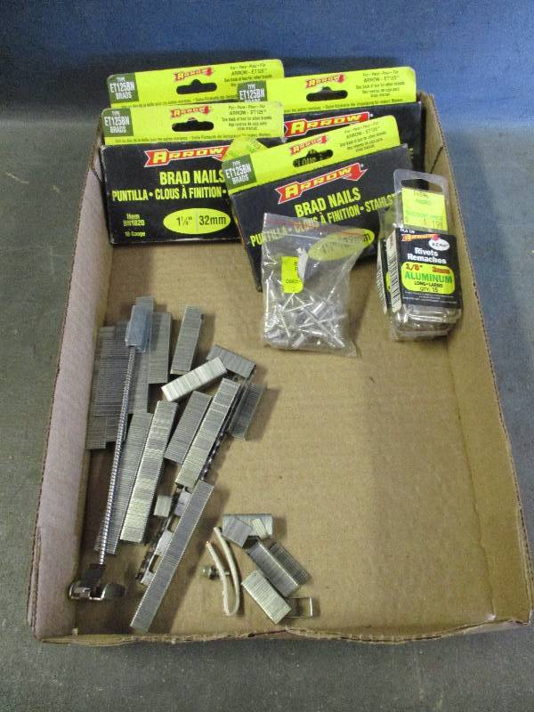 lot 164 image: Brad Nails & Rivets