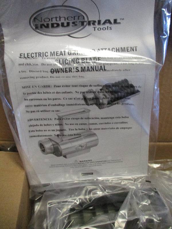 lot 144 image: Electric Meat Grinder AttachmentSlicing Blade