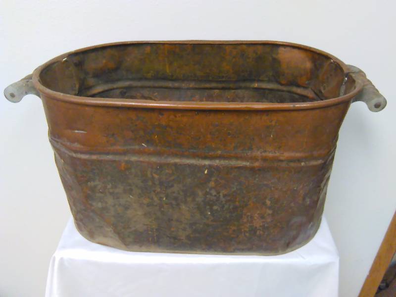 lot 75 image: Antique copper boiler