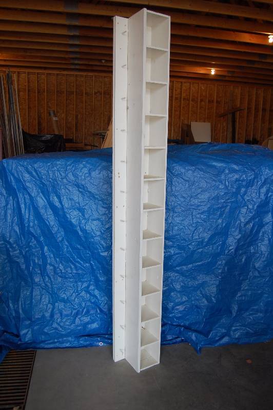 Wood Shelf with Cubbies