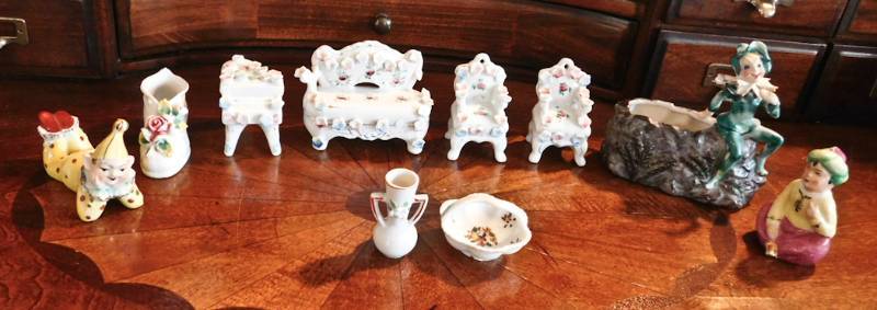 lot 22 image: lot of occupied Japan ceramic items