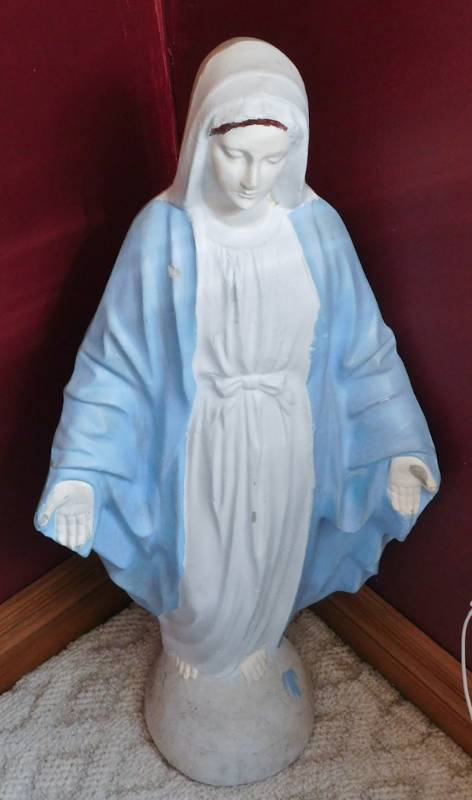 lot 28 image: cement Mother Mary